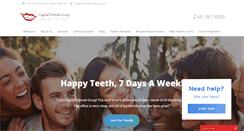 Desktop Screenshot of capitaldentalgroup.com